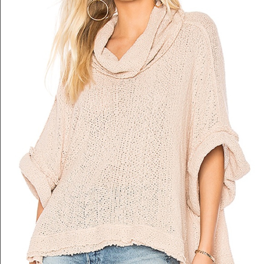 We The Free Oversized So Comfy Sweater In Rose XS